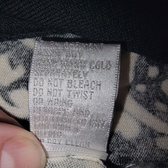 Foxcroft Floral Filagree Silk Blend Drape Open Front Cardigan Size Small - Picture 6 of 6